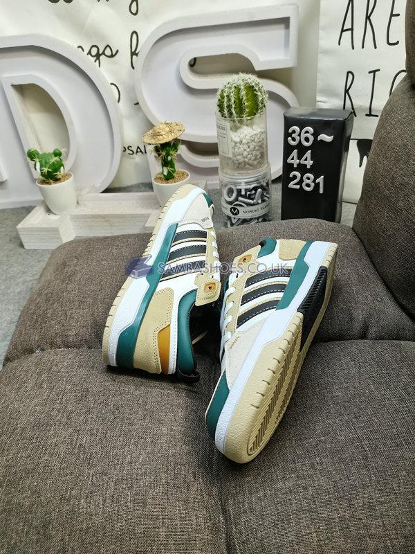 Adidas 100DB "White Bluegreen Light Brown" - Cloud White/Core Black/Legacy Teal - GX7145 Classic Neo Shoes