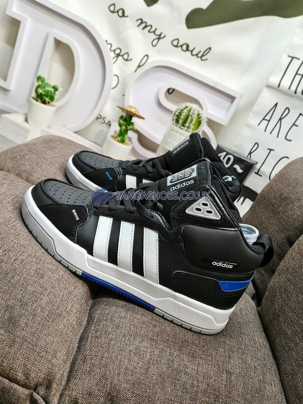 Adidas 100DB Mid "Black White Blue" - Core Black/Footwear White/Halo Silver - GY4791 Classic Neo Shoes