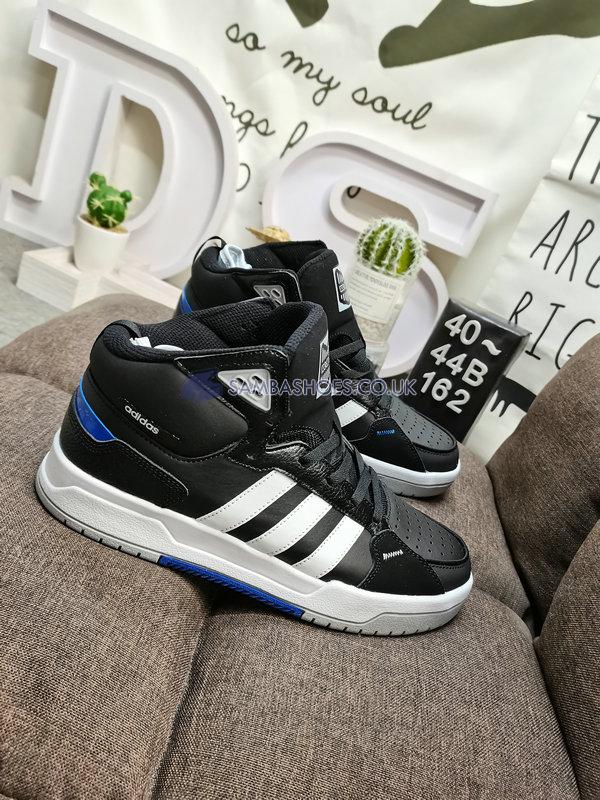 Adidas 100DB Mid "Black White Blue" - Core Black/Footwear White/Halo Silver - GY4791 Classic Neo Shoes