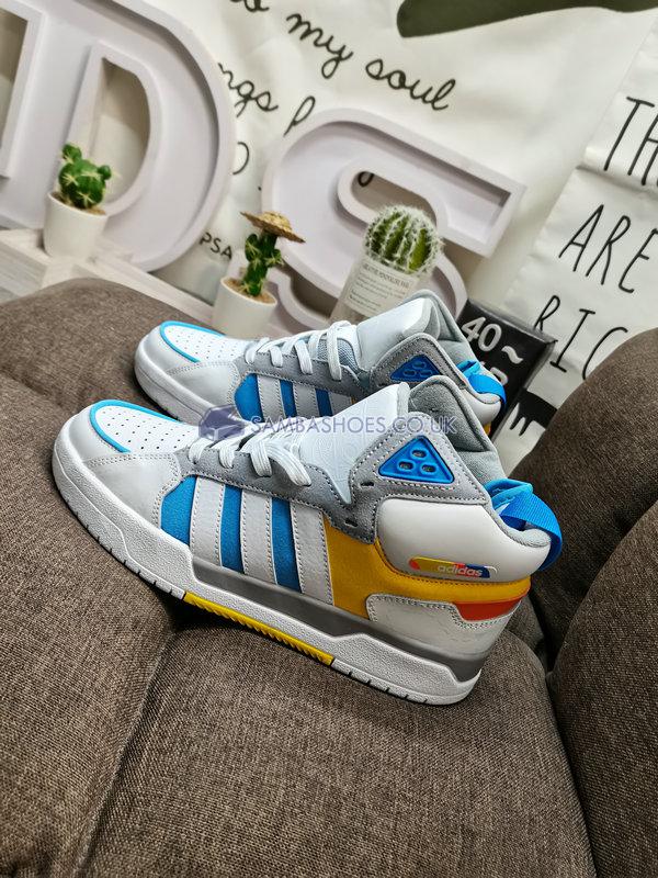 Adidas 100DB Mid "White Blue" - White/Blue/Yellow/Orange - GY4796 Classic Neo Shoes