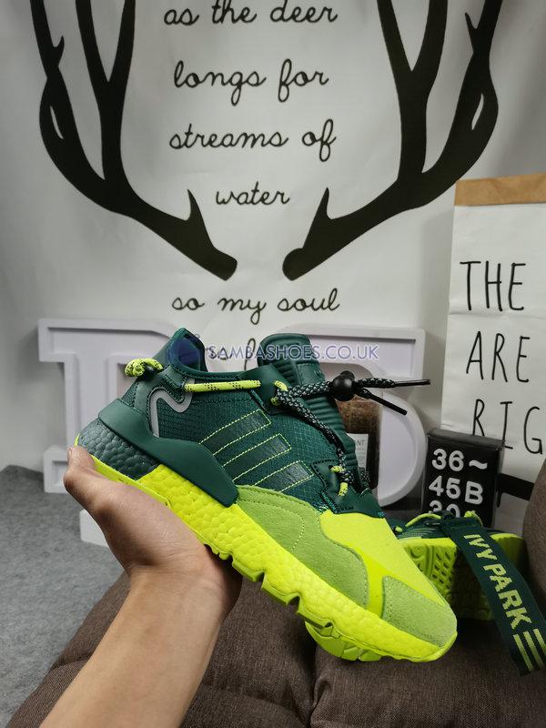 Adidas Ivy Park x Nite Jogger "Dark Green" - Dark Green/Dark Green/Hi-Res Yellow - S29041 Classic Originals Shoes