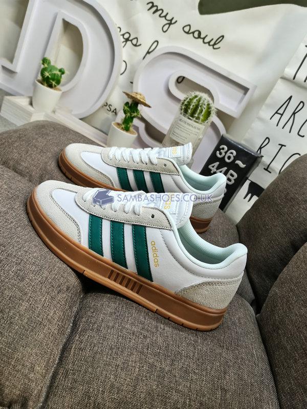 Adidas Gradas "White Sub Green Gum" - Cloud White/Gum/Sub Green - FW7208 Classic Neo Shoes