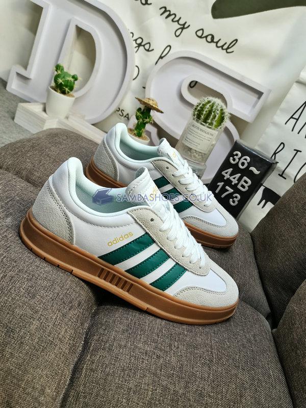 Adidas Gradas "White Sub Green Gum" - Cloud White/Gum/Sub Green - FW7208 Classic Neo Shoes