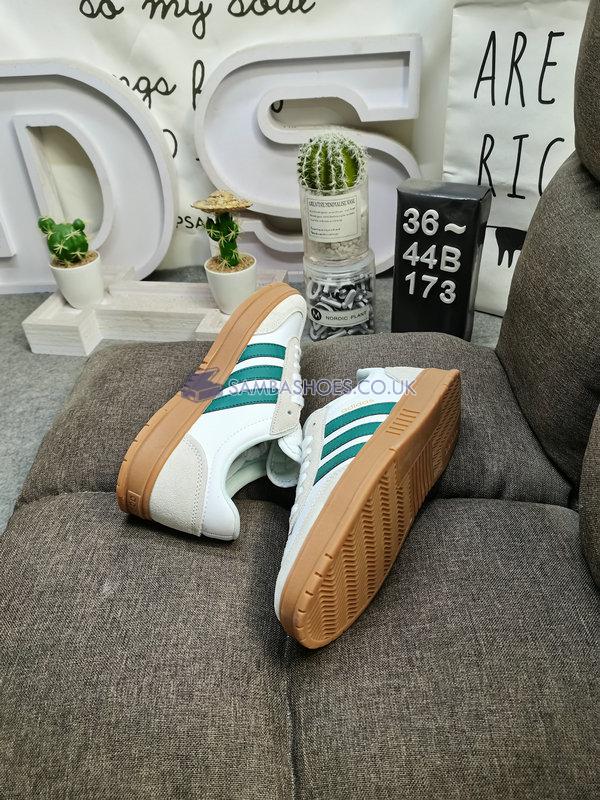 Adidas Gradas "White Sub Green Gum" - Cloud White/Gum/Sub Green - FW7208 Classic Neo Shoes