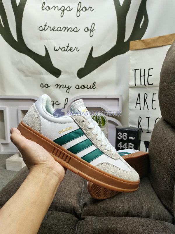 Adidas Gradas "White Sub Green Gum" - Cloud White/Gum/Sub Green - FW7208 Classic Neo Shoes