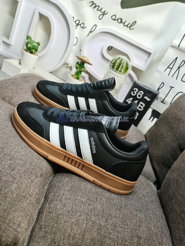 Adidas Gradas "Black White Gum" - Black/White/Gum - FX9305 Classic Neo Shoes