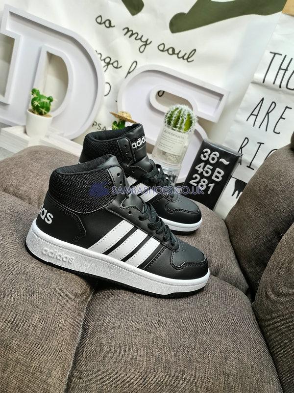 Adidas Hoops 2.0 Mid "Black White" - Core Black/Cloud White/Cloud White - FY8618 Classic Neo Shoes