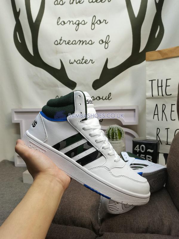 Adidas Hoops 3.0 Mid "White Green Oxide" - Cloud White/Green Oxide/Royal Blue - GY4747 Classic Neo Shoes