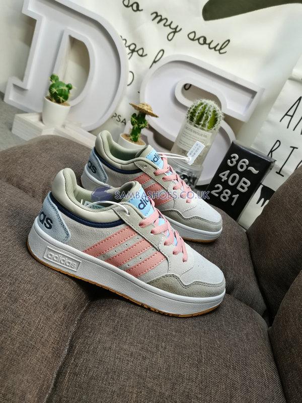 Adidas Hoops 3.0 Low "Cream Pink Blue" - Cream/Pink/Blue - HP6901 Classic Neo Shoes