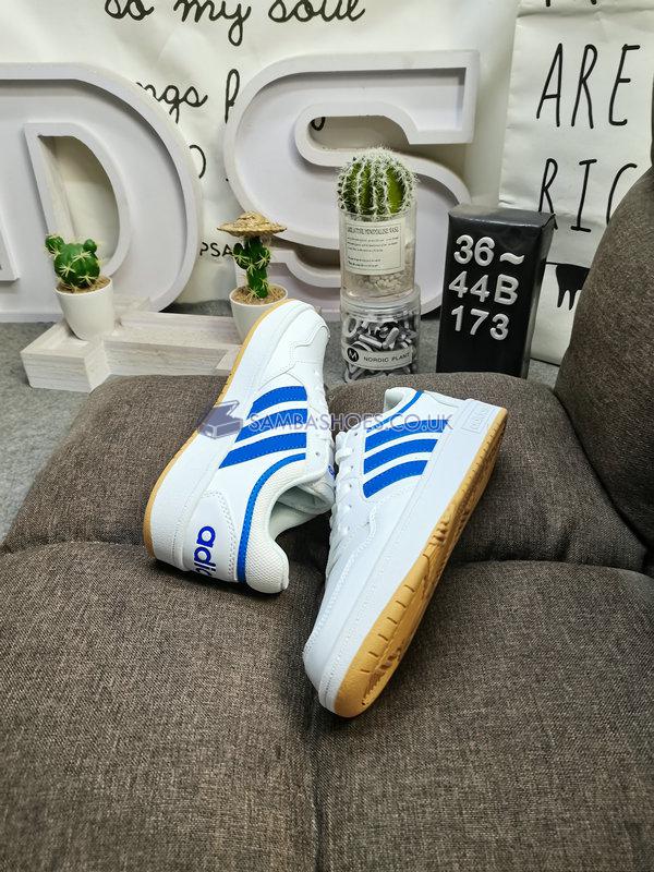 Adidas Hoops 3.0 Low "White Royal Blue" - Cloud White/Royal Blue/Gum - GY5435 Classic Neo Shoes