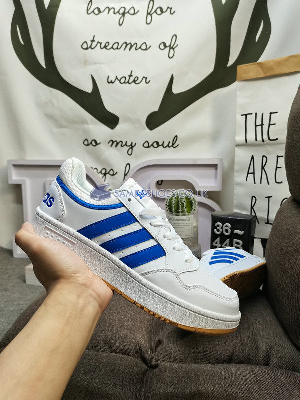 Adidas Hoops 3.0 Low "White Royal Blue" - Cloud White/Royal Blue/Gum - GY5435 Classic Neo Shoes