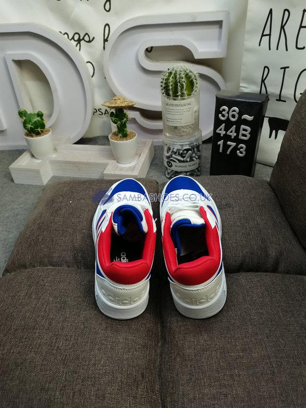 Adidas Hoops 3.0 Low "White Blue Red" - Royal Blue/Cloud White/Vivid Red - GZ3807 Classic Neo Shoes