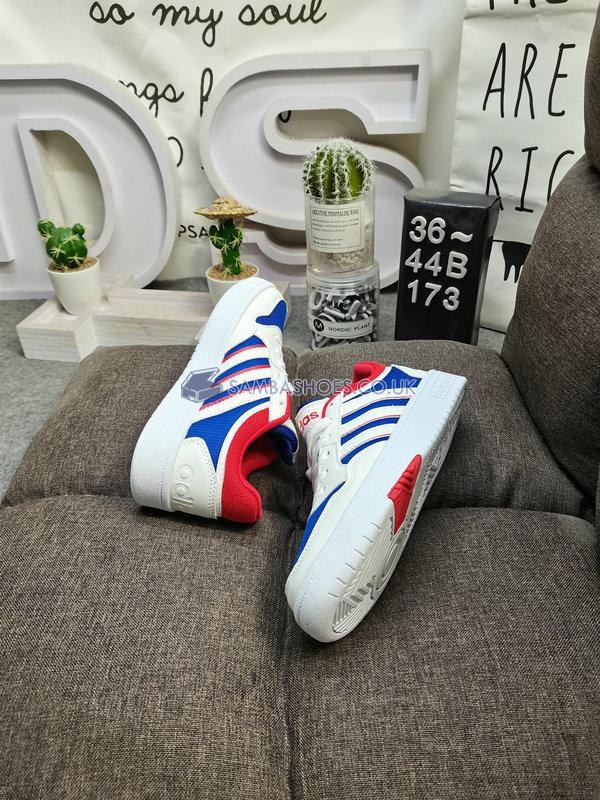 Adidas Hoops 3.0 Low "White Blue Red" - Royal Blue/Cloud White/Vivid Red - GZ3807 Classic Neo Shoes