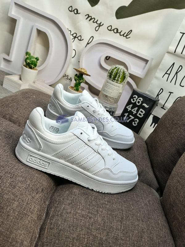 Adidas Hoops 3.0 Low "Triple White" - Cloud White/Cloud White/Cloud White - GW0433 Classic Neo Shoes