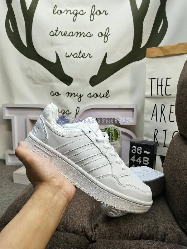 Adidas Hoops 3.0 Low "Triple White" - Cloud White/Cloud White/Cloud White - GW0433 Classic Neo Shoes