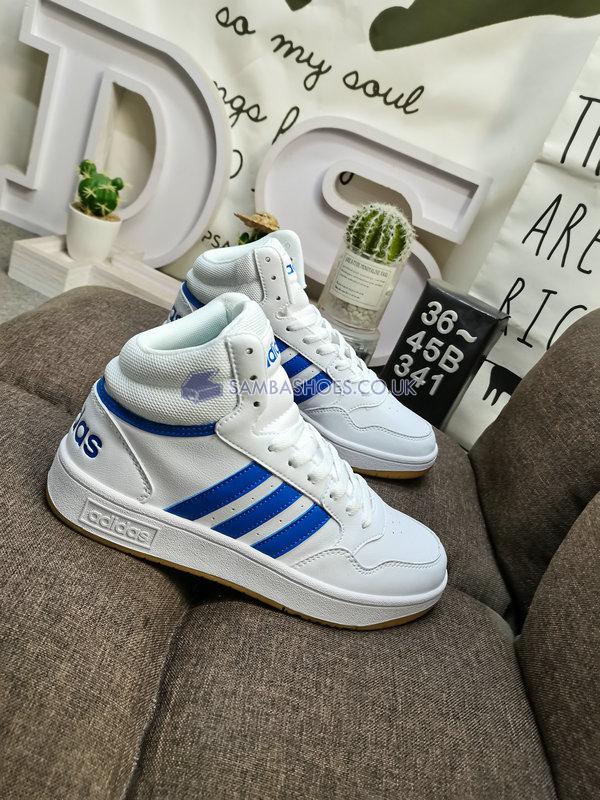 Adidas Hoops 3.0 Mid "White Royal Blue Gum" - Cloud White/Royal Blue Gum - GW3021 Classic Neo Shoes