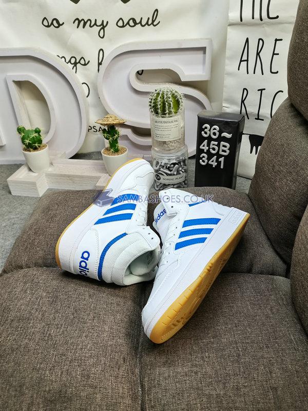 Adidas Hoops 3.0 Mid "White Royal Blue Gum" - Cloud White/Royal Blue Gum - GW3021 Classic Neo Shoes