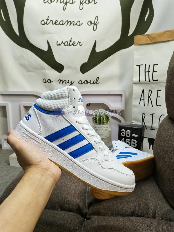 Adidas Hoops 3.0 Mid "White Royal Blue Gum" - Cloud White/Royal Blue Gum - GW3021 Classic Neo Shoes