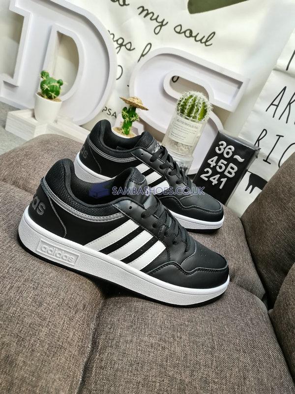 Adidas Hoops 3.0 Low "Black Grey" - Core Black/Grey Six/Grey Three - GW3038 Classic Neo Shoes