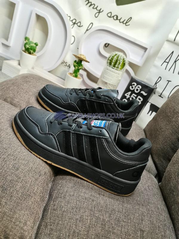 Adidas Hoops 3.0 Low "Black Gum" - Core Black/Core Black/Gum - GY4727 Classic Neo Shoes