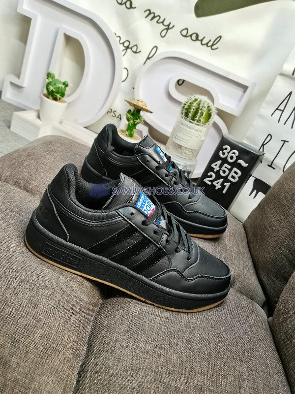 Adidas Hoops 3.0 Low "Black Gum" - Core Black/Core Black/Gum - GY4727 Classic Neo Shoes