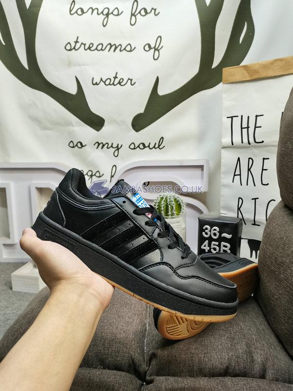 Adidas Hoops 3.0 Low "Black Gum" - Core Black/Core Black/Gum - GY4727 Classic Neo Shoes