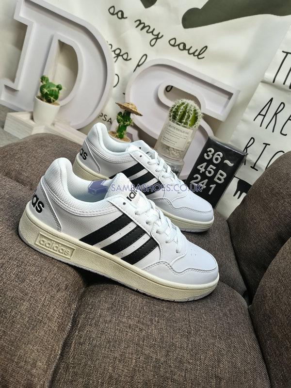 Adidas Hoops 3.0 Low "White Black" - Cloud White/Core Black/Chalk White - GY5434 Classic Neo Shoes