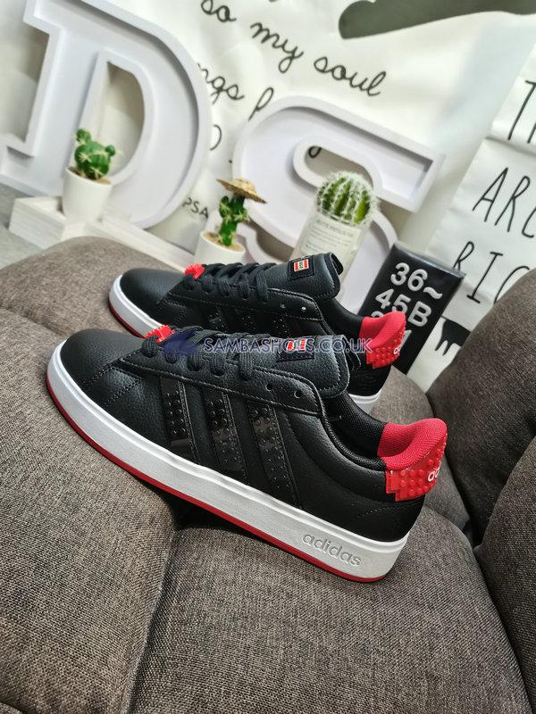 Adidas LEGO x Grand Court 2.0 "Black Red" - Black/Red - GW7178-1 Classic Neo Shoes