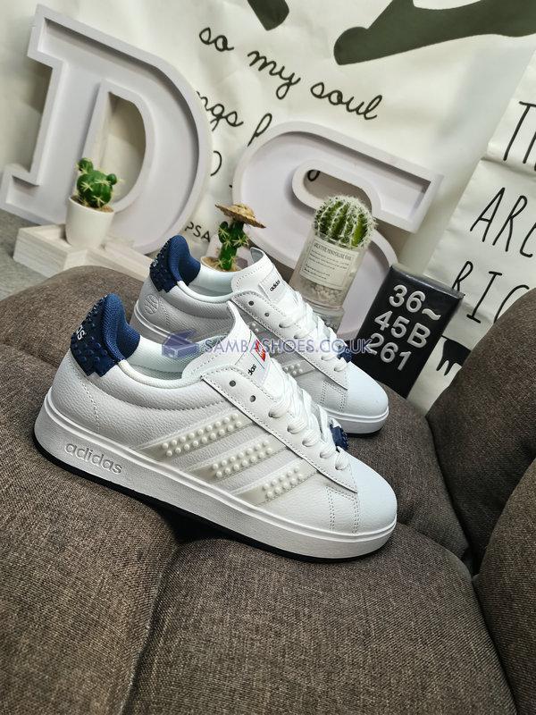 Adidas LEGO x Grand Court 2.0 "White Navy" - Cloud White/Cloud White/Navy - GW7178-4 Classic Neo Shoes