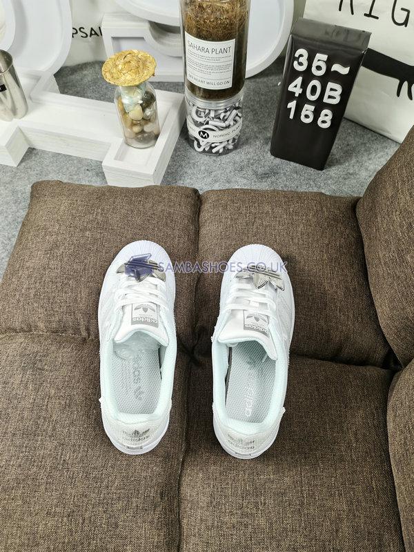 Adidas WMNS Superstar "White Silver Grey" - White/Silver/Grey - GZ8404 Classic Originals Shoes