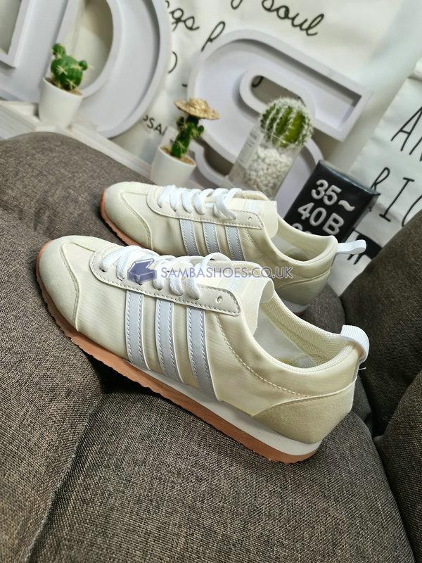 Adidas VS JOG "Cream White Wild Sepia" - Cream White/Core White/Wild Sepia - HP9677-1 Classic Neo Shoes