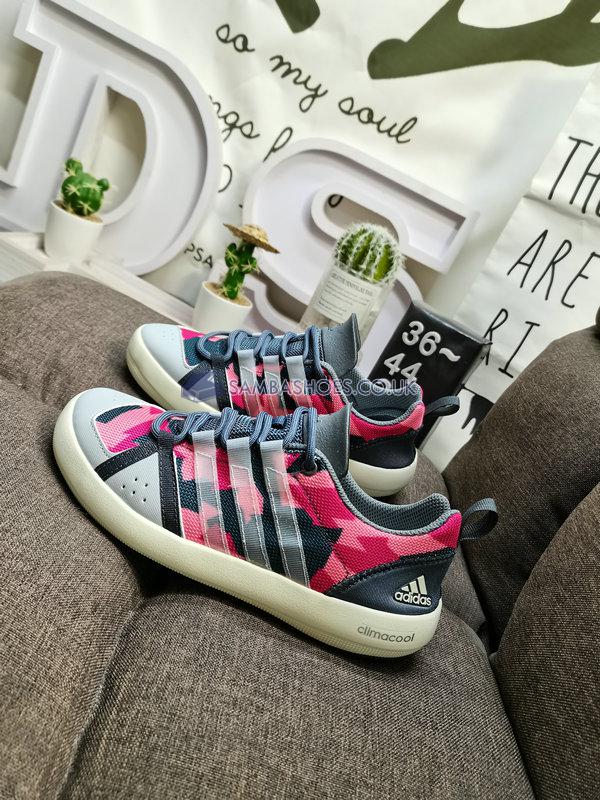 Adidas Climacool Boat Lace Graphic "Grey Pink" - Grey/Pink - BA8398 Classic Outdoor & Hiking Shoes