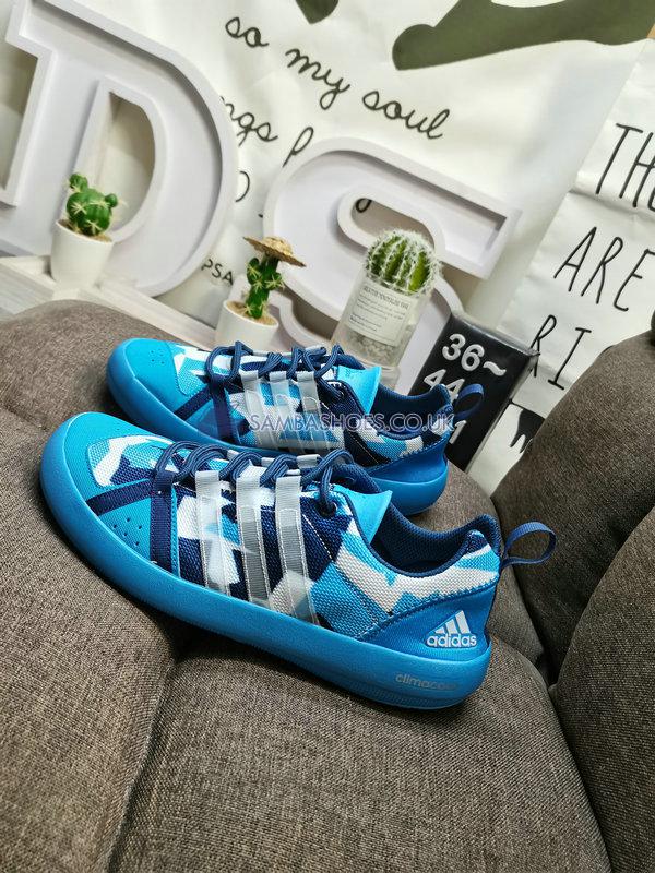 Adidas Climacool Boat Lace Graphic "Blue White" - Blue/White - BA8398-2 Classic Outdoor & Hiking Shoes