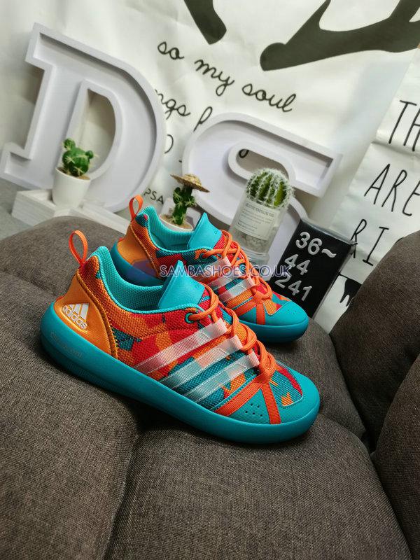 Adidas Climacool Boat Lace Graphic "Green Orange" - Green/Orange - BA8398-3 Classic Outdoor & Hiking Shoes