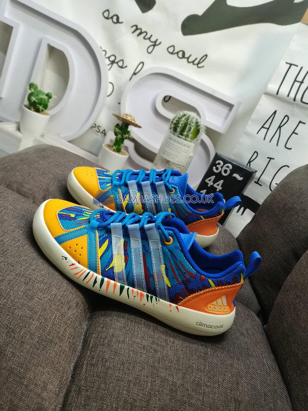 Adidas Climacool Boat Lace Graphic "Blue Orange" - Blue/Orange - B26628-1 Classic Outdoor & Hiking Shoes