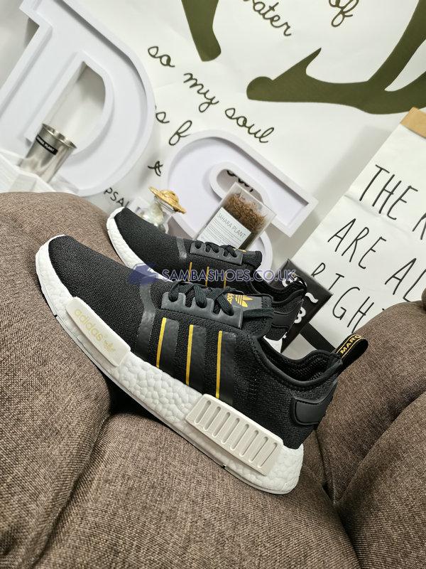 Adidas NMD_R1 "Black Gold Metallic" - Core Black/Gold Metallic/Crystal White - FW6433 Classic Originals Shoes