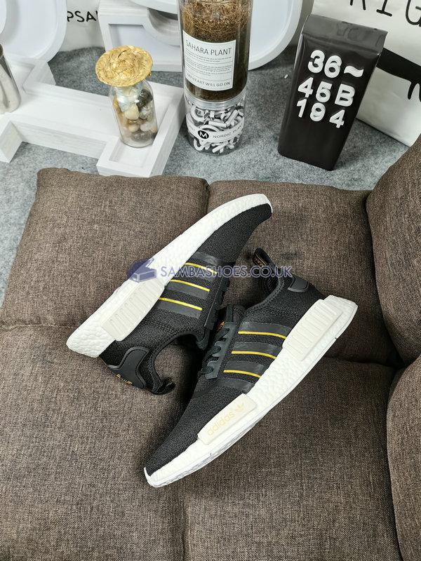 Adidas NMD_R1 "Black Gold Metallic" - Core Black/Gold Metallic/Crystal White - FW6433 Classic Originals Shoes