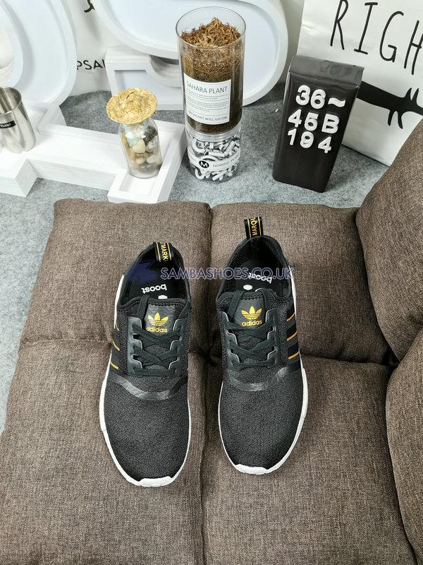 Adidas NMD_R1 "Black Gold Metallic" - Core Black/Gold Metallic/Crystal White - FW6433 Classic Originals Shoes