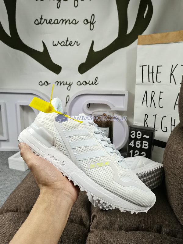 Adidas ZX 750 HD "Cloud White" - Cloud White/Cloud White-Signal Green - FV8490 Classic Originals Shoes