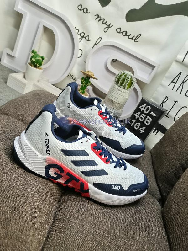 Adidas Terrex Agravic Flow 2.0 GTX "White Blue Red" - White/Blue/Red - H03184-4 Classic Outdoor & Hiking Shoes