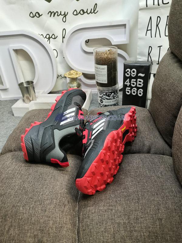 Adidas Terrex Swift R3 GTX "Grey Solar Red" - Grey Four/Wonder White/Solar Red - GW0254 Classic Outdoor & Hiking Shoes