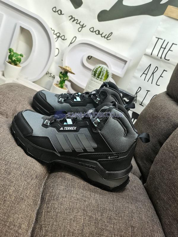 Adidas Terrex AX4 Mid Gore-Tex "Black Grey" - Core Black/Grey Three/Mint Ton - HQ1049 Classic Outdoor & Hiking Shoes