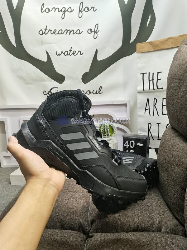 Adidas Terrex AX4 Mid Gore-Tex "Black" - Core Black/Carbon/Grey Four - FY9638 Classic Outdoor & Hiking Shoes