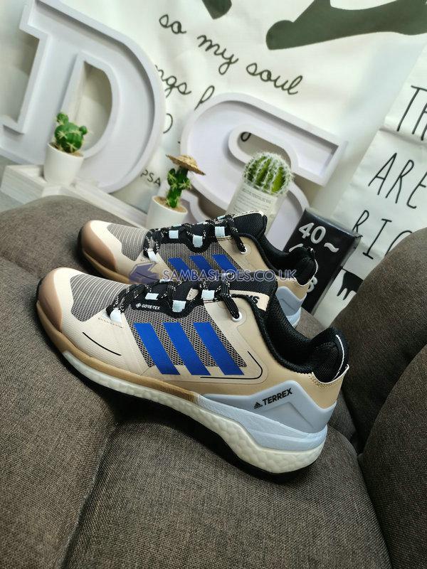 Adidas Terrex Skychaser Gore-Tex 2.0 Hiking "Beige Bold Blue" - Beige Tone/Bold Blue/Core Black - FZ3335 Classic Outdoor & Hiking Shoes