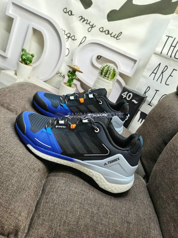 Adidas Terrex Skychaser Gore-Tex 2.0 Hiking "Black Blue" - Black/Blue/Grey/White - FZ3334-1 Classic Outdoor & Hiking Shoes