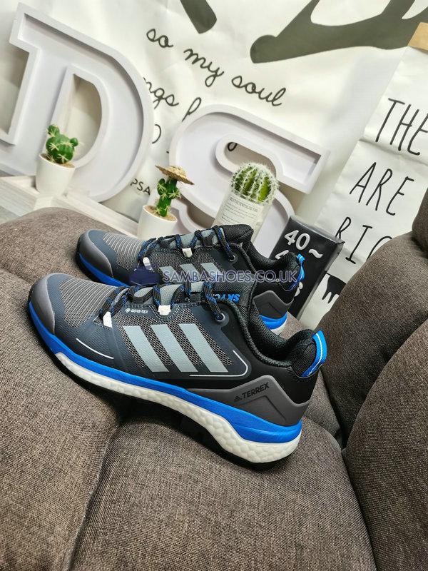 Adidas Terrex Skychaser Gore-Tex 2.0 Hiking "Grey Blue Rush" - Grey Three/Grey Two/Blue Rush - GZ0320 Classic Outdoor & Hiking Shoes