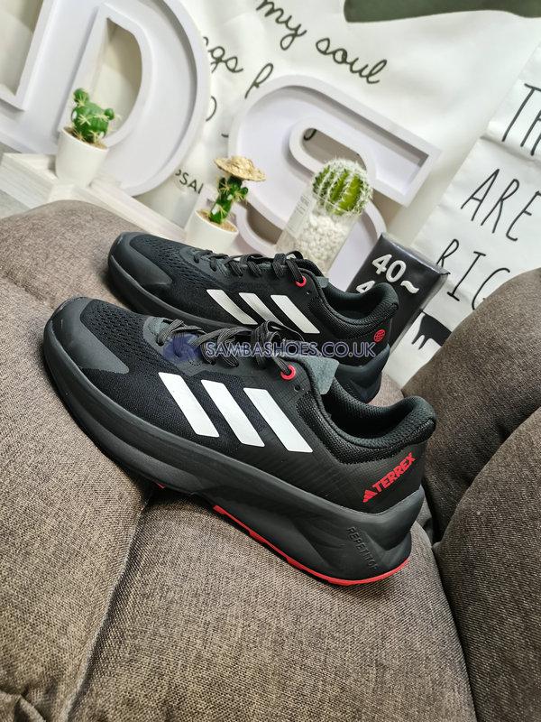 Adidas Terrex Soulstride Flow "Black White Red" - Black/White/Red - GX1822-4 Classic Outdoor & Hiking Shoes