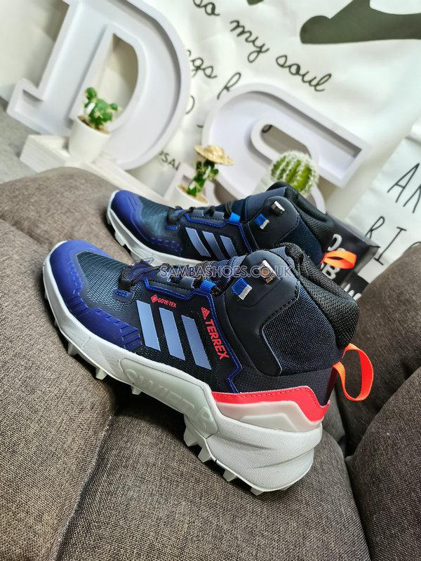 Adidas Terrex Swift R3 Mid Gore-Tex Hiking "Blue Black Orange" - Blue/Black/Orange - G54849 Classic Outdoor & Hiking Shoes