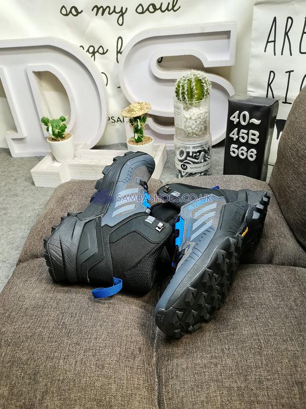 Adidas Terrex Swift R3 Mid Gore-Tex Hiking "Black Grey Blue Rush" - Core Black/Grey Three/Blue Rush - GZ0347 Classic Outdoor & Hiking Shoes