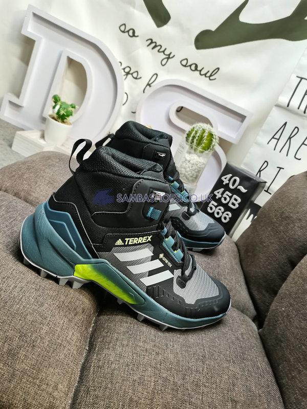 Adidas Terrex Swift R3 Mid Gore-Tex Hiking "Grey Yellow" - Grey Three/Halo Blue/HiRes Yellow/Black - FW2783 Classic Outdoor & Hiking Shoes